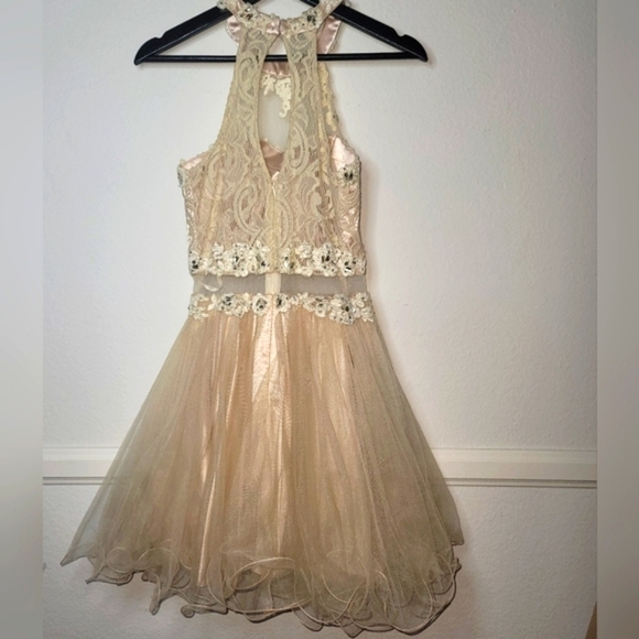 Dancing Queen Whimsical Romantic Lace & Tulle  Embroidered Dress Size XS - Picture 12 of 12